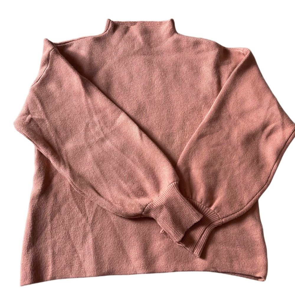 Vici Dusty Pink Turtleneck Sweater